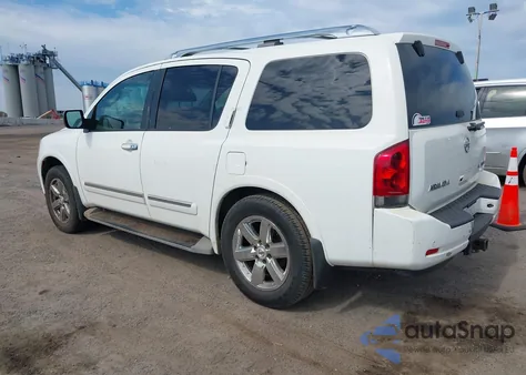 2010 Nissan Armada Platinum from USA, damaged, VIN 5N1AA0NC1AN612762